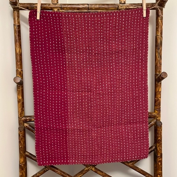Hand Crafted Other - COTTON KANTHA CLOTH TOWEL HOME DECOR LINEN
